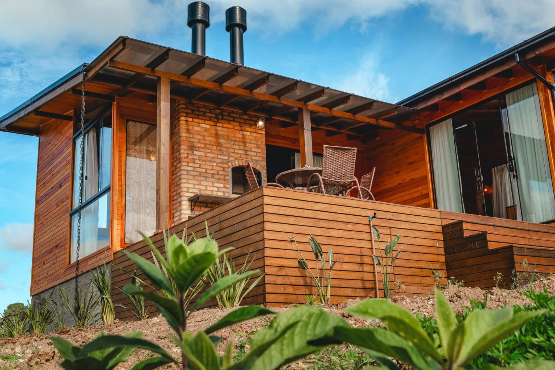 Cabanas Doce Recanto - Chalé Família Bom Retiro  Exterior foto