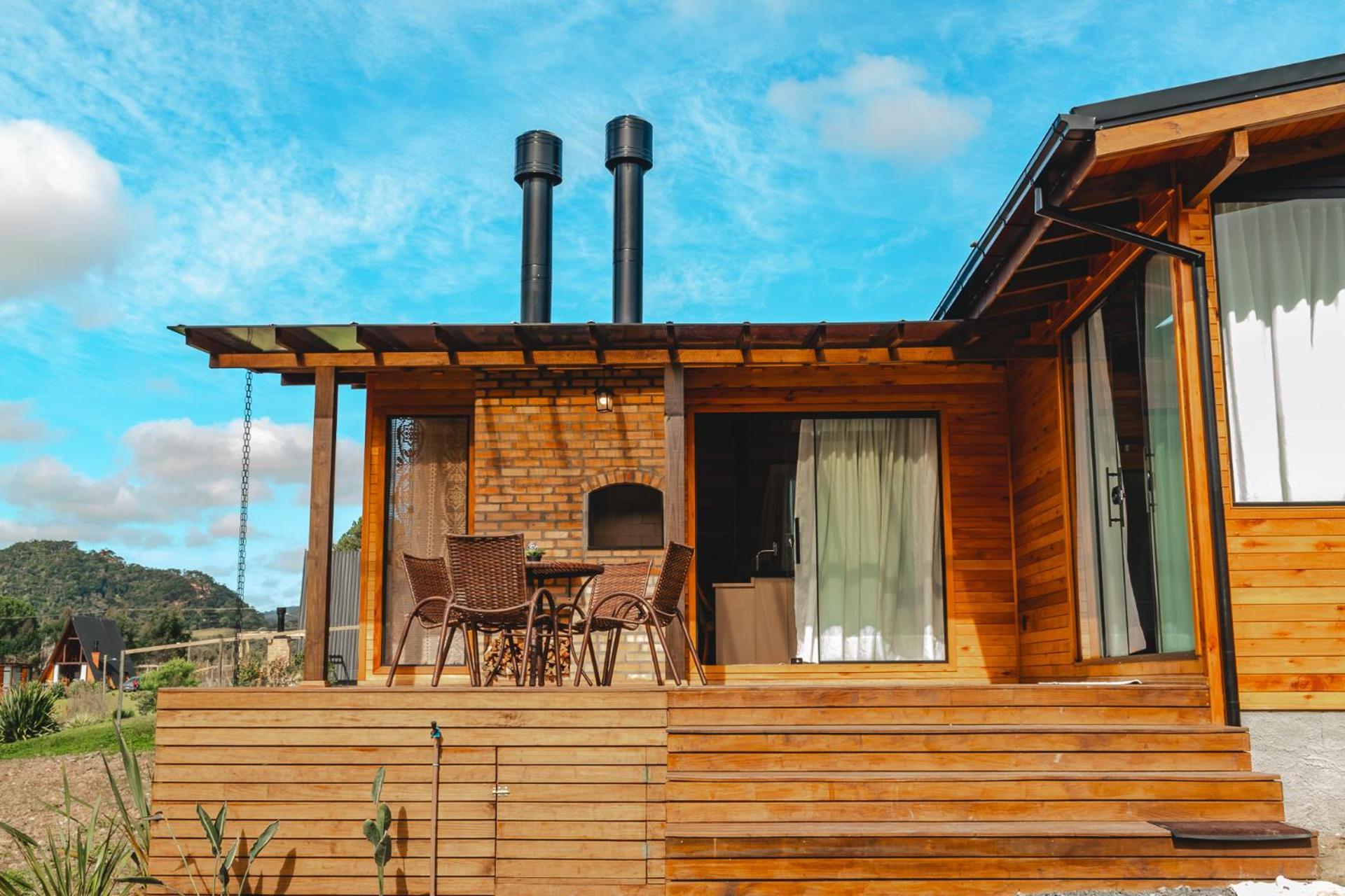 Cabanas Doce Recanto - Chalé Família Bom Retiro  Exterior foto